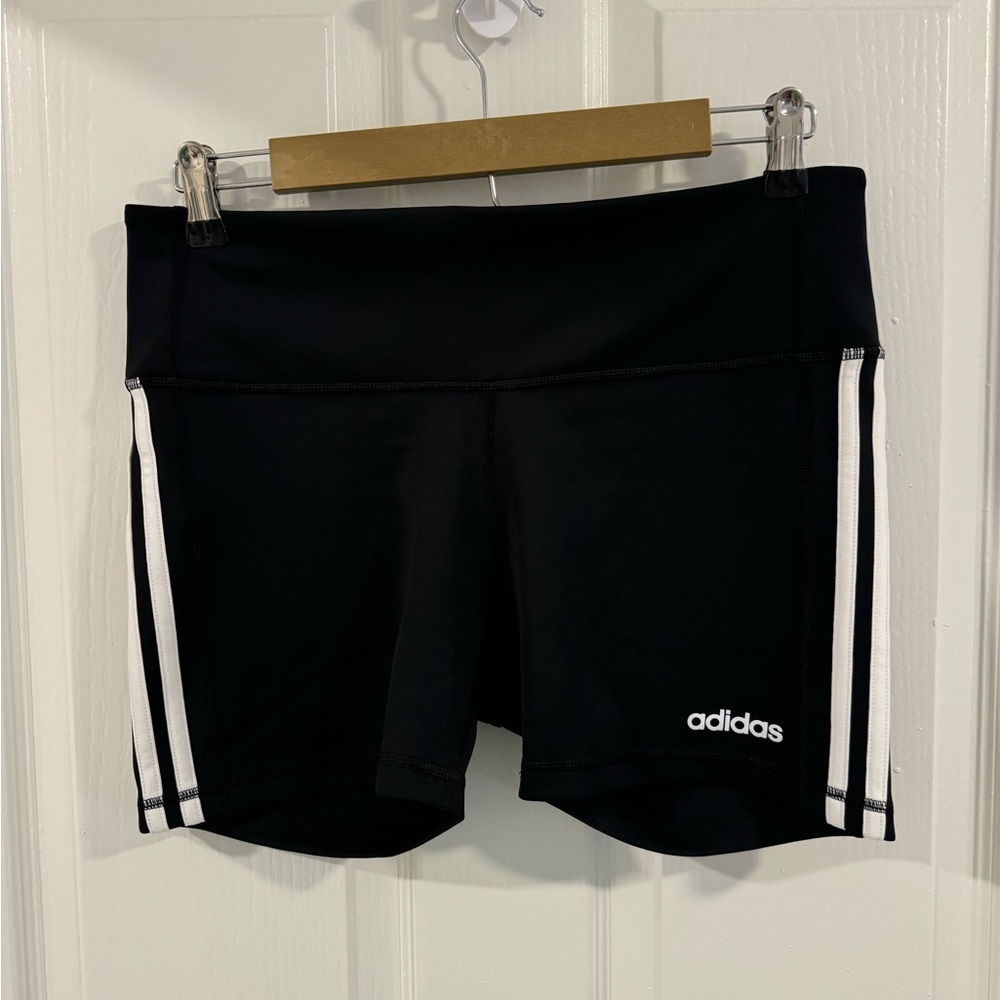Adidas women’s spandex shorts size L